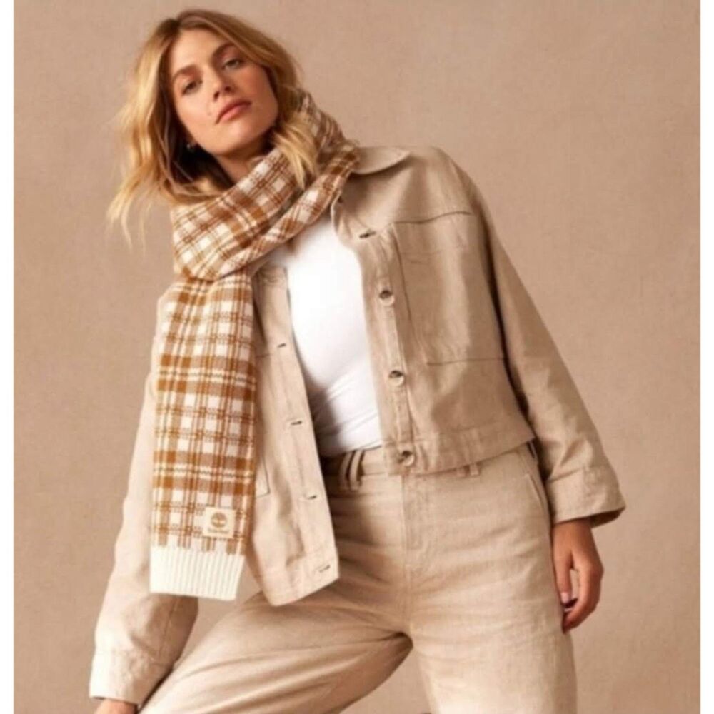 COZY NEUTRAL TIMBERLAND SCARF